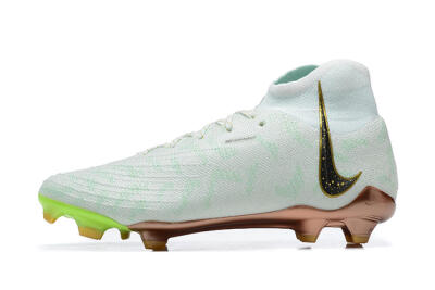 Men's Nike Phantom Luna Elite United Golden Pack FG Firm Ground High-Tops Football Boots - Jade/Black/Gold