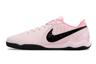 Men's Nike Tiempo Legend 10 Academy IC Indoor & Futsal Low-Tops Football Shoes - Pink/Black