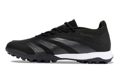 Men's Adidas Predator 24 Elite TF Artificial Turf Low-Tops Football Shoes - Black/White