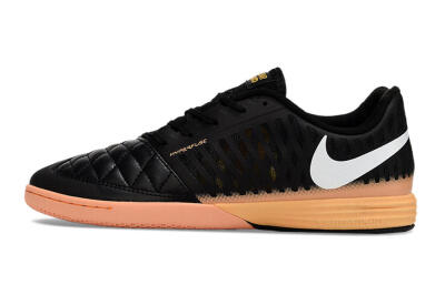 Unisex Nike Lunar Gato 2 IC Indoor & Futsal Low-Tops Football Shoes - Black/White/Yellow