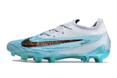 Unisex Nike Phantom GX Elite FG Firm Ground Low-Tops Football Boots - Jade/Black/Gold