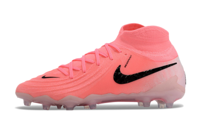Men's Nike Phantom Luna Elite AG Artificial Grass High-Tops Football Boots - Pink/Black