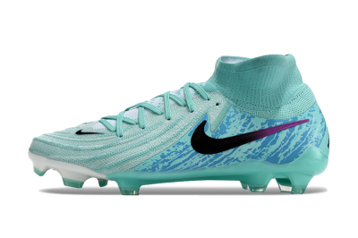 Unisex Nike Phantom Luna 2 Elite LV8 FG Firm Ground High-Tops Football Boots - Jade/Black/Purple