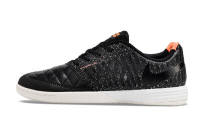 Unisex Nike Lunar Gato 2 TF Indoor & Futsal Low-Tops Football Shoes - Black/White/Orange