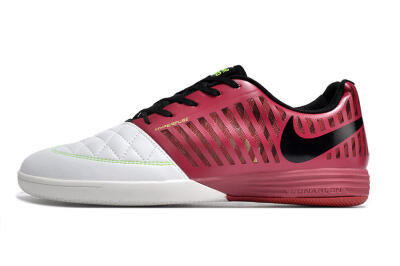 Unisex Nike Lunar Gato 2 IC Indoor & Futsal Low-Tops Football Shoes - White/Red/Black