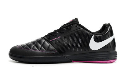Unisex Nike Lunar Gato 2 IC Indoor & Futsal Low-Tops Football Shoes - Black/White/Purple