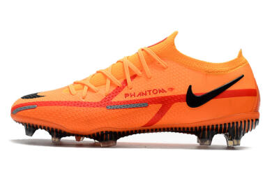 Men's Nike Phantom GT 2 Elite FG Firm Ground Low-Tops Football Boots - Orange/Black