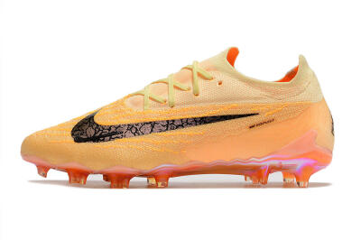 Men's Nike Phantom GX Elite FG Firm Ground Low-Tops Football Boots - Orange/Black