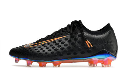 Men's Nike Phantom Ultra Venom FG Firm Ground Low-Tops Football Boots - Black/Orange