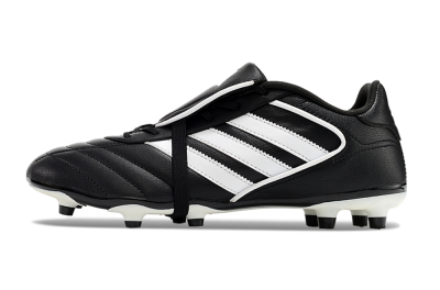 Men's Adidas Copa Gloro 2024 FG Firm Ground Low-Tops Football Boots - Black/White/Beige