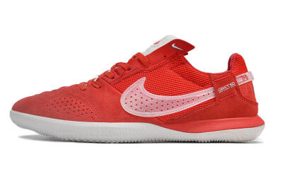 Men's Nike Street Gato IC Indoor & Futsal Low-Tops Football Shoes - Red/White