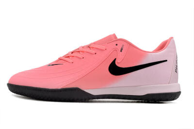 Men's Nike Phantom GX 2 Acad LV8 IC Indoor & Futsal Low-Tops Football Shoes - Red/Pink/Black