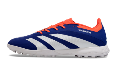 Unisex Adidas Predator 24 Elite TF Artificial Turf Low-Tops Football Shoes - Blue/White/Red