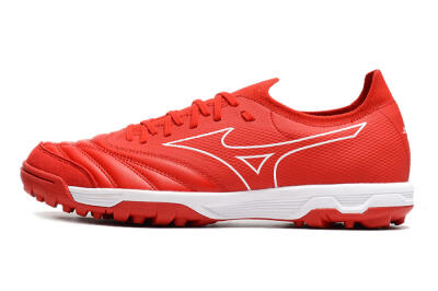 Men's Mizuno Morelia Neo Sala β TF Artificial Turf Low-Tops Football Shoes - Red/White