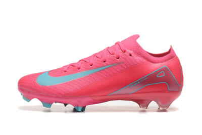 Men's Nike Air Zoom Mercurial Vapor 16 Elite FG Firm Ground High-Tops Football Boots - Pink/Mint