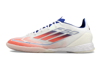 Men's Adidas F50 Pro IC Indoor & Futsal Low-Tops Football Shoes - Blue/Red/Beige