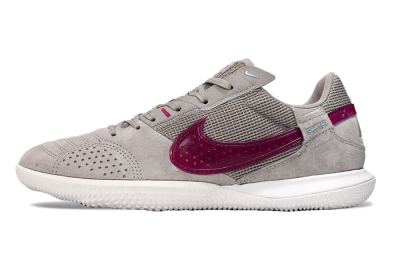 Men's Nike Street Gato IC Indoor & Futsal Low-Tops Football Shoes - Grey/Purple/White