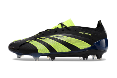 Unisex Adidas Predator Accuracy+ FG Firm Ground Low-Tops Football Boots - Black/Yellow