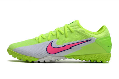 Men's Nike Mercurial Vapor 13 Pro TF Artificial Turf Low-Tops Football Shoes - Yellow/White/Pink
