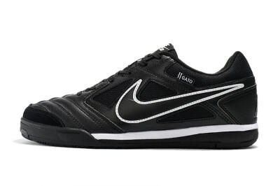 Men's Supreme x Nike SB Gato IC Indoor & Futsal Low-Tops Football Shoes - Black/White