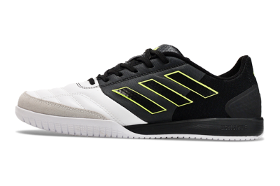 Men's Adidas Top Sala Competition IC Indoor & Futsal Low-Tops Football Shoes - White/Black/Yellow