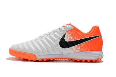 Men's Nike Tiempox Ligera IV TF Artificial Turf Low-Tops Football Shoes - White/Black/Red