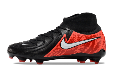 Men's Nike Phantom Luna Elite FG Firm Ground High-Tops Football Boots - Black/Red/White