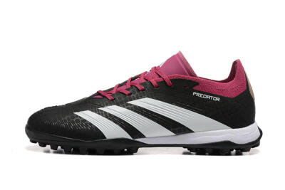 Men's Adidas Predator Elite 24 TF Artificial Turf Low-Tops Football Shoes - Black/White/Red