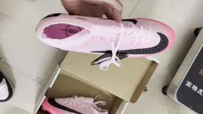 Unisex Nike Air Zoom Mercurial Vapor 15 Elite FG Firm Ground Low-Tops Football Boots - Pink/Black