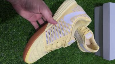 Men's Nike Lunar Gato 2 IC Indoor & Futsal Low-Tops Football Shoes - Yellow/White/Brown