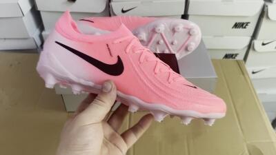 Men's Nike Phantom Luna Elite AG Artificial Grass Low-Tops Football Boots - Pink/Black/White