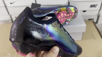 Unisex Nike Air Zoom Mercurial Vapor 15 Elite FG Firm Ground Low-Tops Football Boots - Blue/Black/Gold