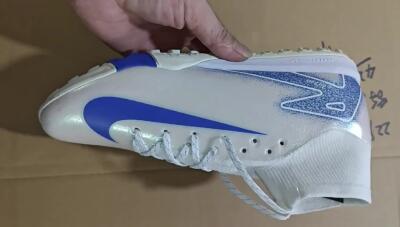 Unisex Nike Air Zoom Mercurial Superfly 10 Elite TF Artificial Turf High-Tops Football Shoes - Beige/Blue