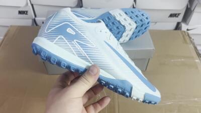 Unisex Nike Air Zoom Mercurial Vapor 16 Elite TF Artificial Turf Low-Tops Football Shoes - Jade/Beige/Blue