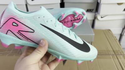 Men's Nike Air Zoom Mercurial Vapor 16 Elite FG Firm Ground Low-Tops Football Boots - Jade/Black/Pink