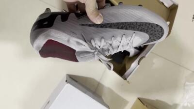 Men's Nike Air Zoom Mercurial Vapor 15 Elite AG Artificial Grass Low-Tops Football Boots - Grey/Black/Pink