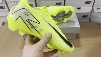 Men's Nike Air Zoom Mercurial Vapor 16 Elite FG Firm Ground Low-Tops Football Boots - Yellow/Black/Silver/Grey