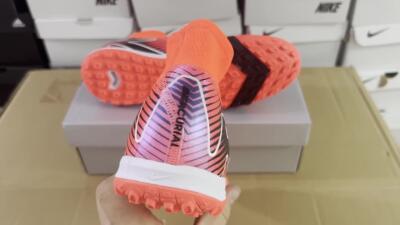 Unisex Nike Air Zoom Mercurial Superfly 10 Elite TF Artificial Turf High-Tops Football Shoes - Red/Black/White