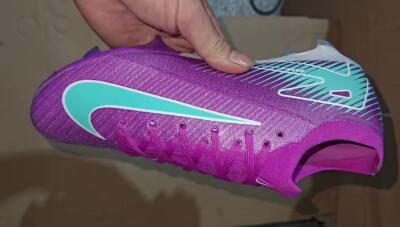Unisex Nike Air Zoom Mercurial Vapor 16 Elite FG Firm Ground Low-Tops Football Boots - Purple/Mint