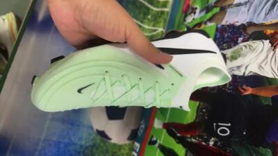 Men's Nike Phantom Luna Elite FG Firm Ground Low-Tops Football Boots - Green/White/Black