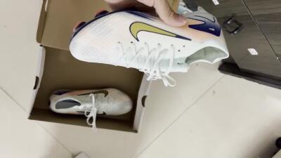 Unisex Nike Air Zoom Mercurial Vapor 16 Elite FG Firm Ground Low-Tops Football Boots - Pink/Gold/Blue