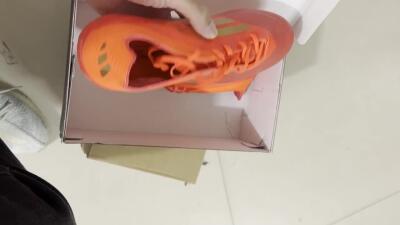 Men's Adidas F50 Elite FG Firm Ground Low-Tops Football Boots - Red/Gold