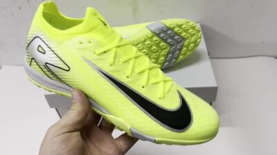 Men's Nike Air Zoom Mercurial Vapor 16 Elite TF Artificial Turf Low-Tops Football Shoes - Yellow/Black/White