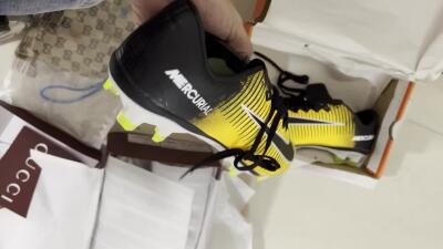 Men's Nike Mercurial Vapor 11 FG Firm Ground Low-Tops Football Boots - Orange/Black/White