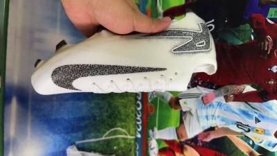 Men's Nike Air Zoom Mercurial Vapor 16 Elite FG Firm Ground Low-Tops Football Boots - White/Black/Grey