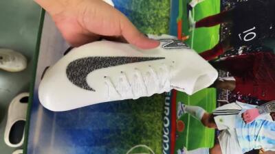 Men's Nike Air Zoom Mercurial Superfly 10 Elite FG Firm Ground High-Tops Football Boots - White/Black/Grey