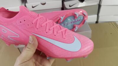 Unisex Nike Air Zoom Mercurial Vapor 16 Elite FG Firm Ground Low-Tops Football Boots - Red/Jade