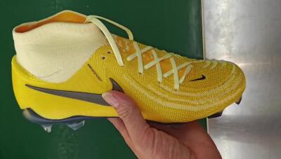 Men's Nike Phantom Luna Elite FG Firm Ground High-Tops Football Boots - Yellow/White/Black