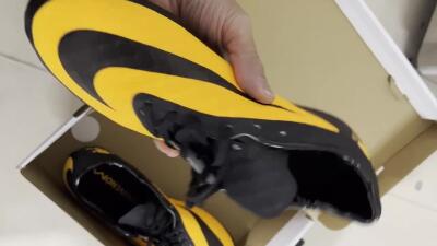 Men's Nike Hypervenom Phantom FG Firm Ground Low-Tops Football Boots - Yellow/Black/White