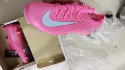 Unisex Nike Air Zoom Mercurial Vapor 16 Elite FG Firm Ground Low-Tops Football Boots - Red/Jade/White